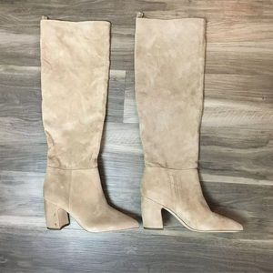 Sam Edelman Hutton Suede Tan Over The Knee Boot 9